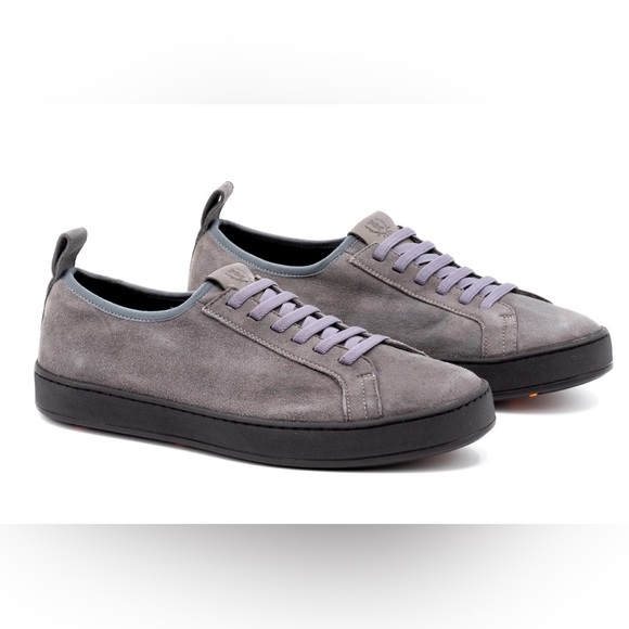 NWOB - Martin Dingman Signature Sheep Skin Suede Stone Sneakers Size: 12 M - Picture 1 of 11